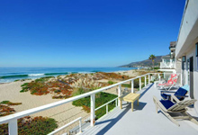 Malibu Beach home rental on Broad Beach